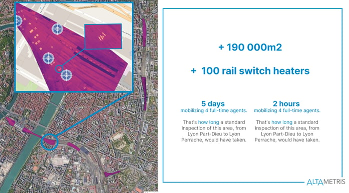 + 190 000m2  +  100 rail switch heaters