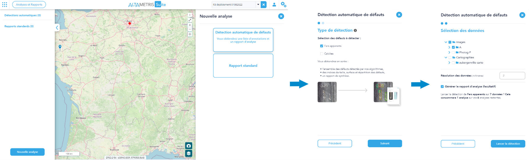 Altametris Suite détection automatique fers apparents