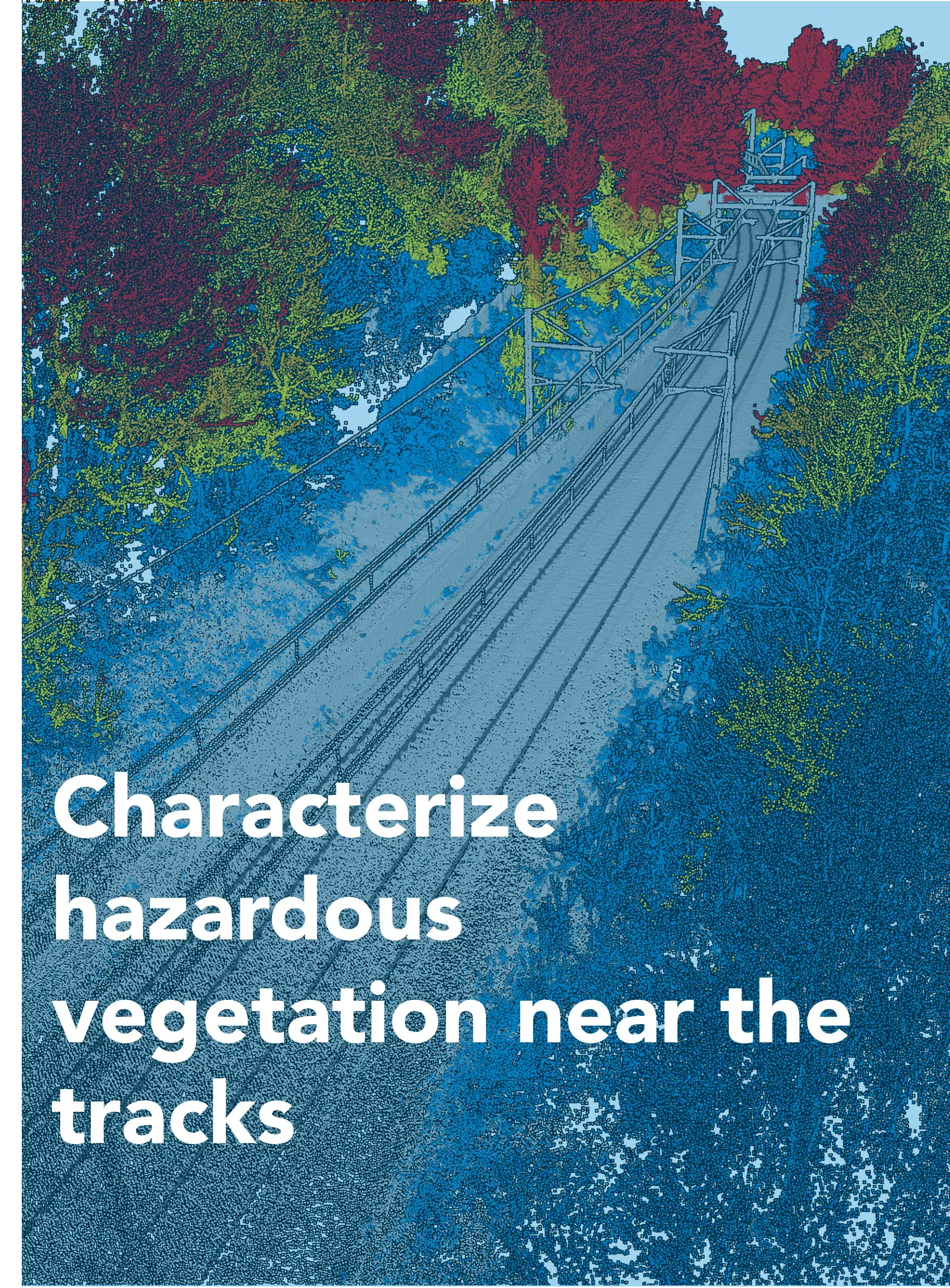 Characterize hazardous vegetation near the tracks