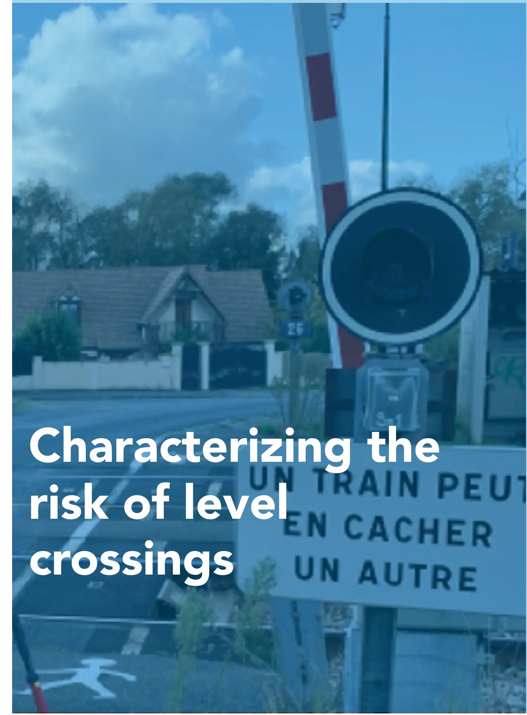 Characterizing the risk of level crossings